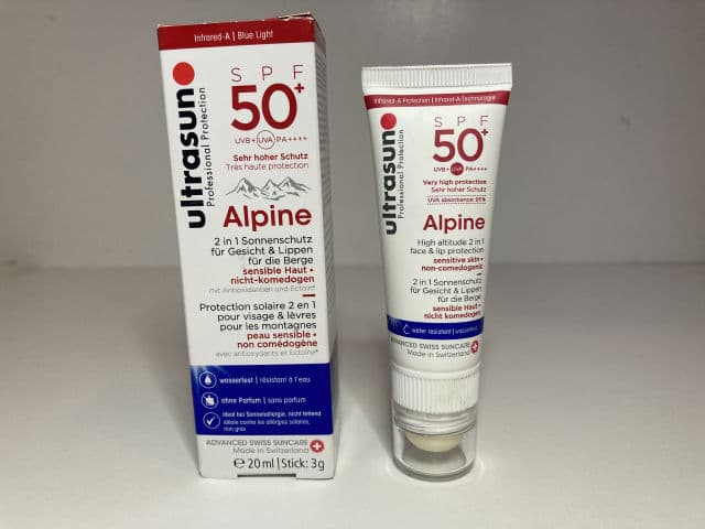 Ultrasun Alpine SPF50+ review photo by anook