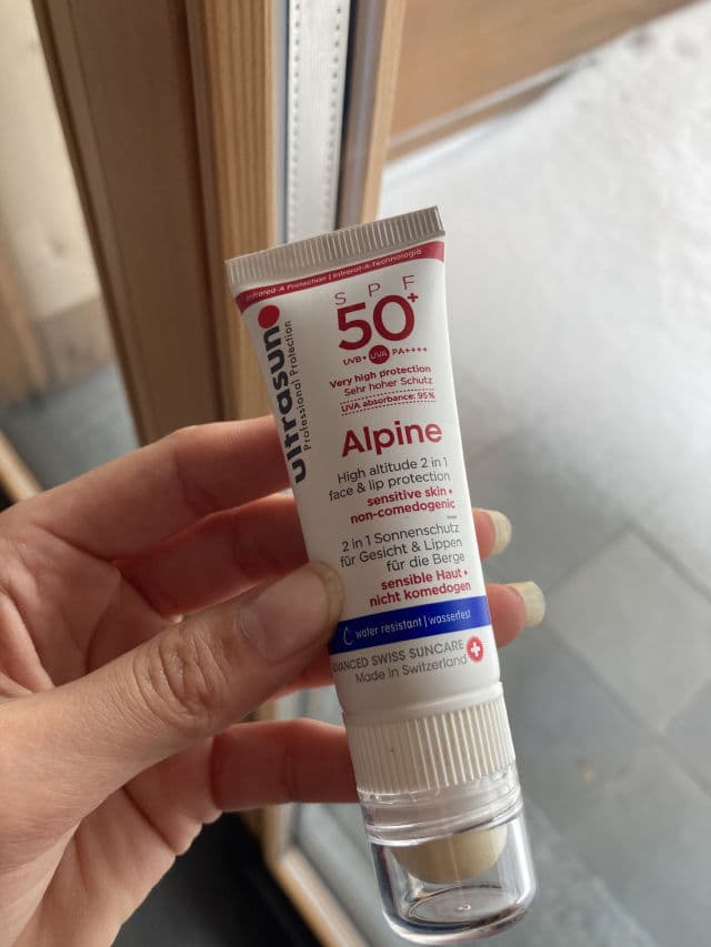 Ultrasun Alpine SPF50+ review photo by anook