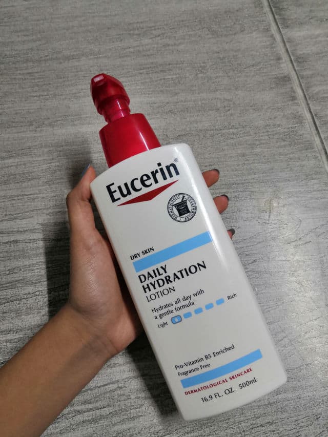 Eucerin Daily Hydration Lotion - Fragrance Free review photo by aphro99