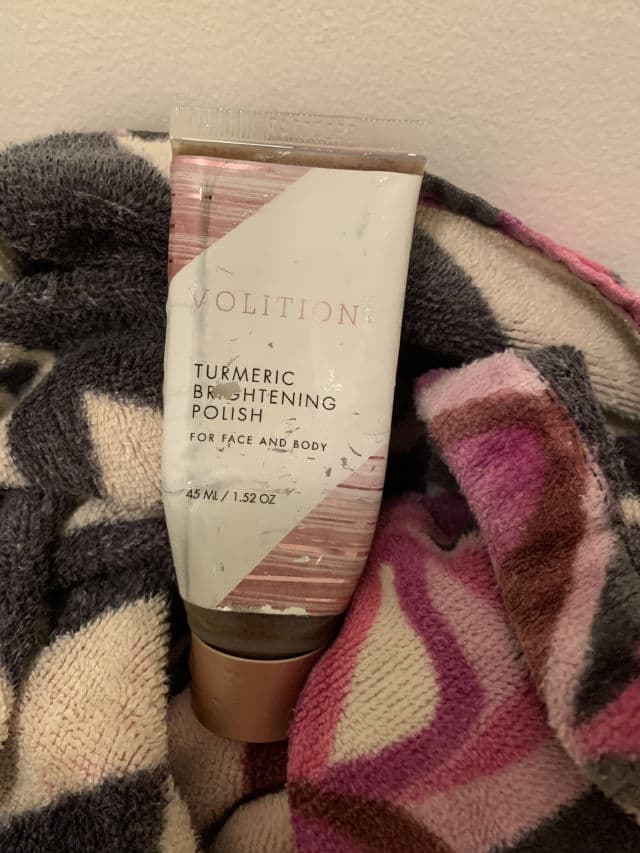 Volition Beauty Turmeric Brightening Polish review photo by ashysaurusrex