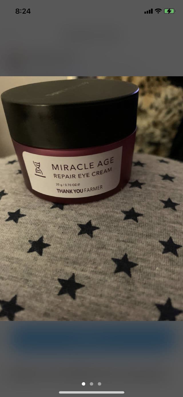 THANK YOU FARMER Miracle Age Repair Eye Cream review photo by ashysaurusrex