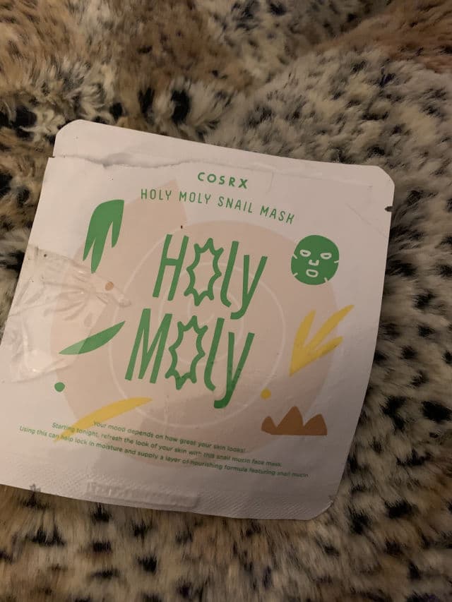 COSRX Holy Moly Snail Mask review photo by ashysaurusrex