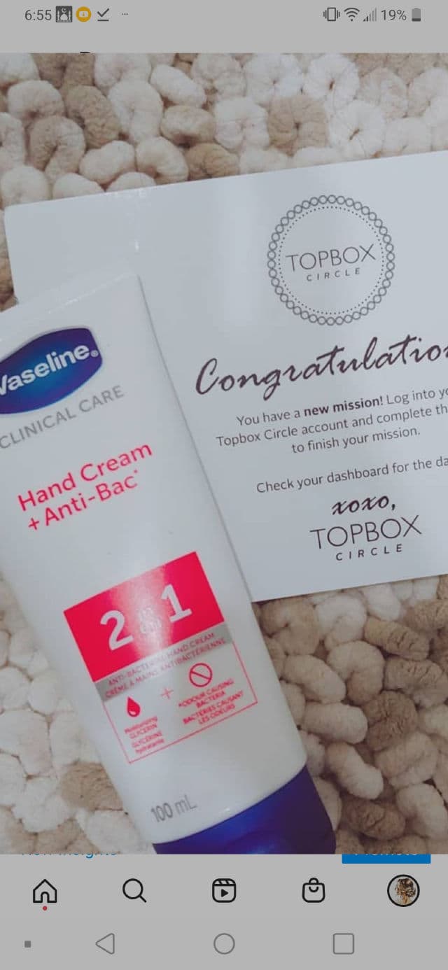 Vaseline Intensive Care Hand Cream + Anti Bac 2 In 1 review photo by asma90
