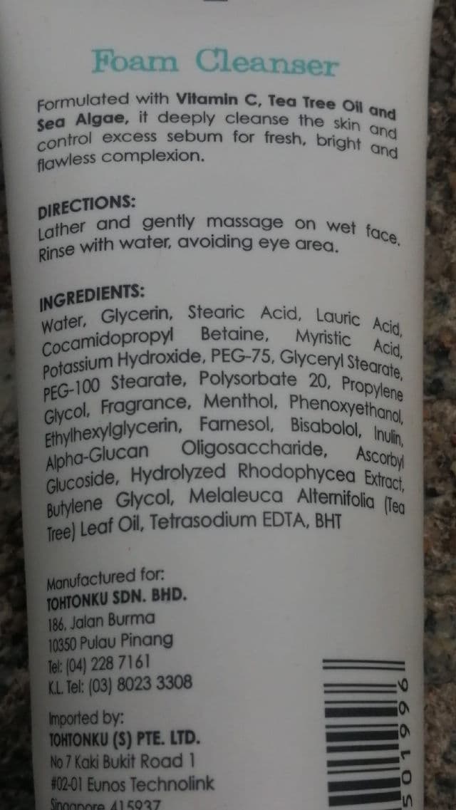 Nano White Fresh Foam Cleanser review photo by asyanie