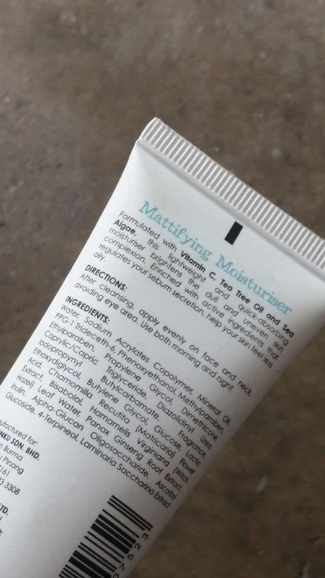 Nano White Fresh Mattifying Moisturiser review photo by asyanie