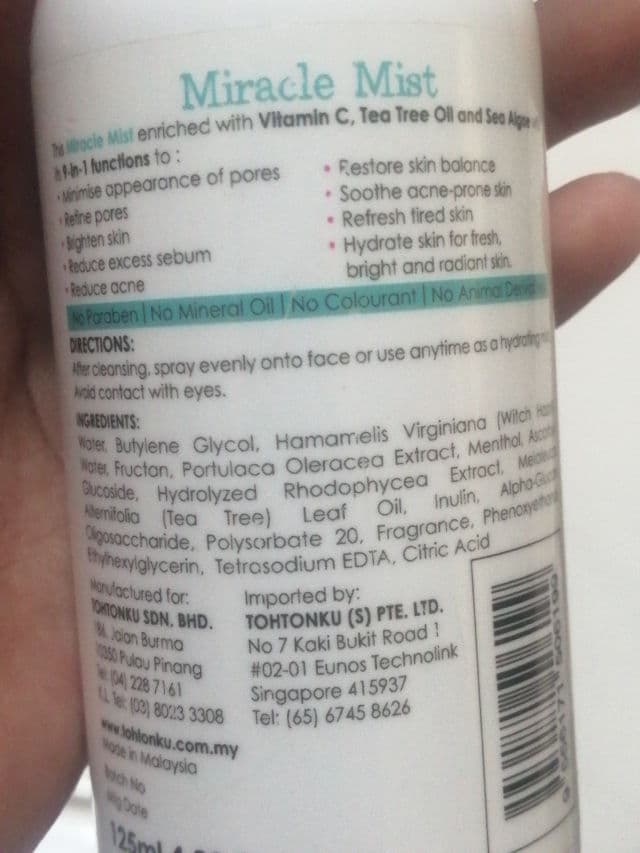 Nano White Fresh Miracle Mist review photo by asyanie