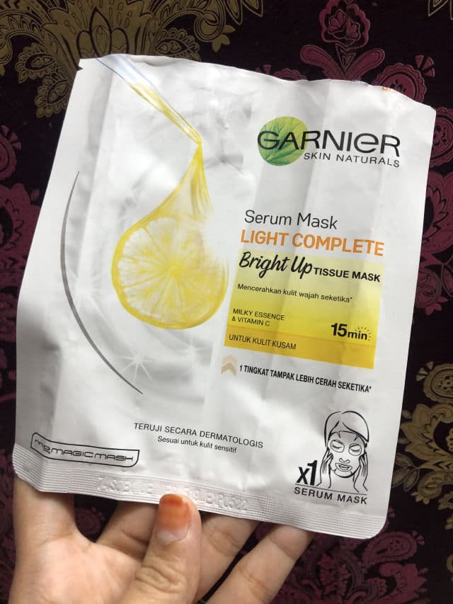 Garnier Bright Up Face Mask review photo by athirahlani