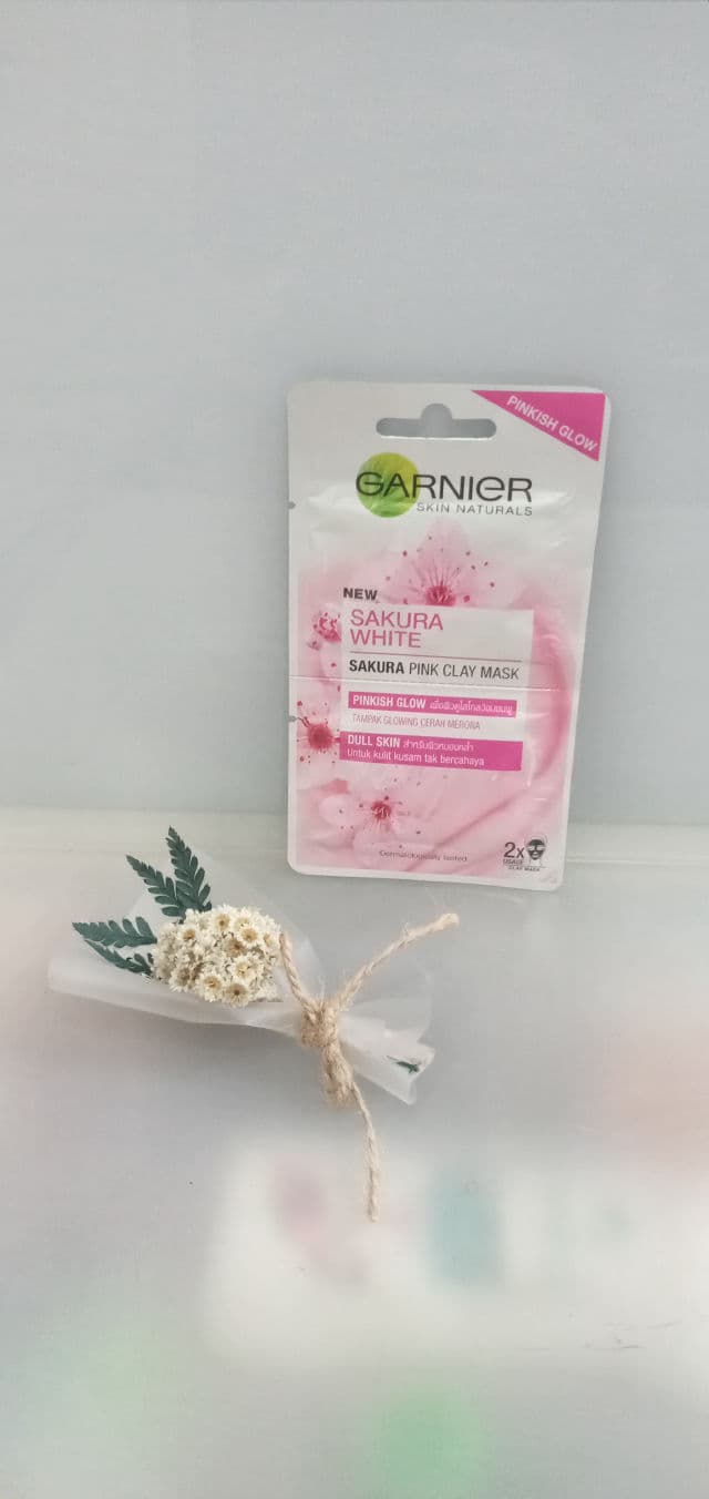 Garnier Sakura Pink Clay Mask review photo by aubreyputt