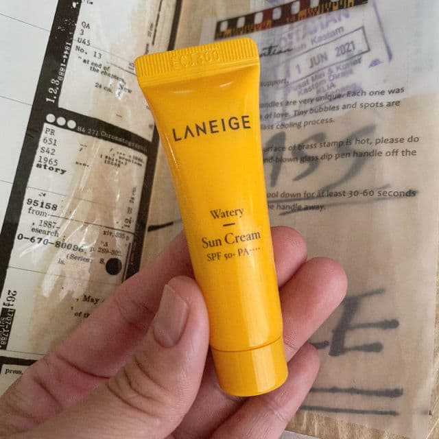 Laneige Watery Sun Cream SPF50+ PA++++ review photo by august.serenade