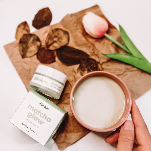 Dorskin Matcha Glow Dream Sleeping Mask  review photo by auliyaaaara