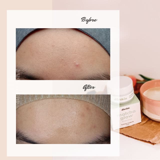 Dorskin Matcha Glow Dream Sleeping Mask  review photo by auliyaaaara