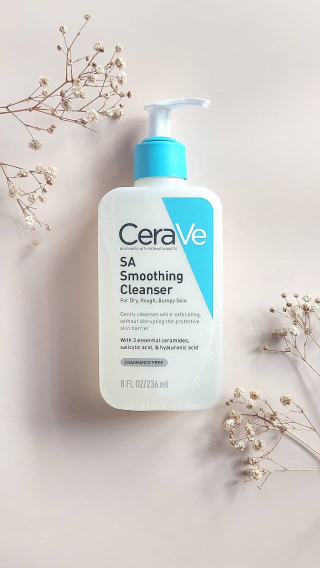 CeraVe SA Smoothing Cleanser review photo by qilss
