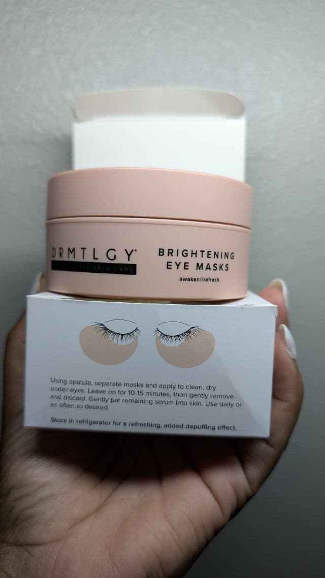DRMTLGY Brightening Eye Masks review photo by Sanggy