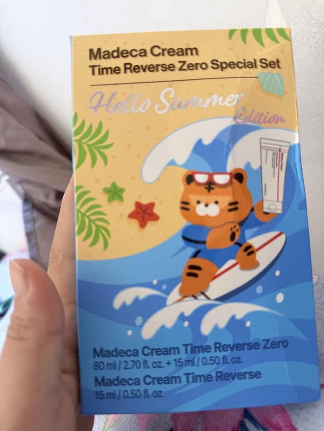 Centellian24 Madeca Cream Time Reverse Zero Special Set Hello Summer Edition review photo by surakshya12