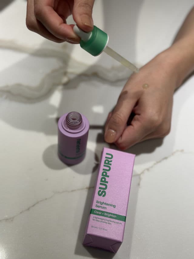 SUPPURU Brightening Serum review photo by influenceeee