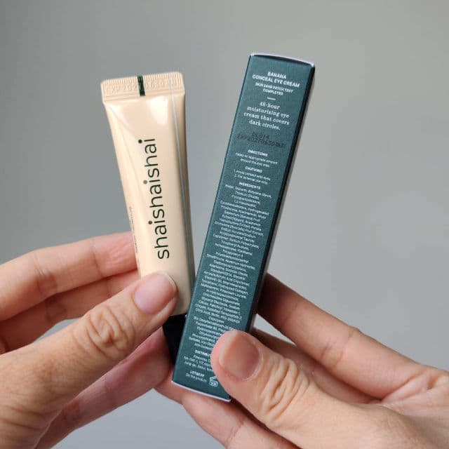 shaishaishai Banana Conceal Eye Cream review photo by kaoriskincarejournal