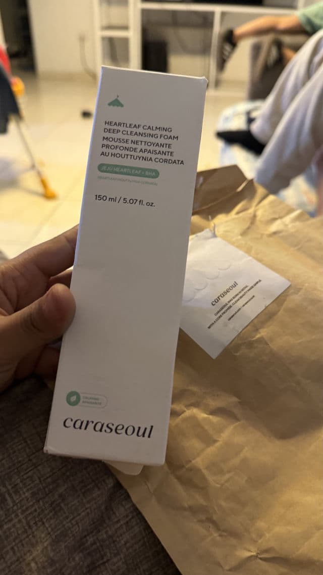 Caraseoul Heartleaf Calming Deep Cleansing Foam review photo by Addeli