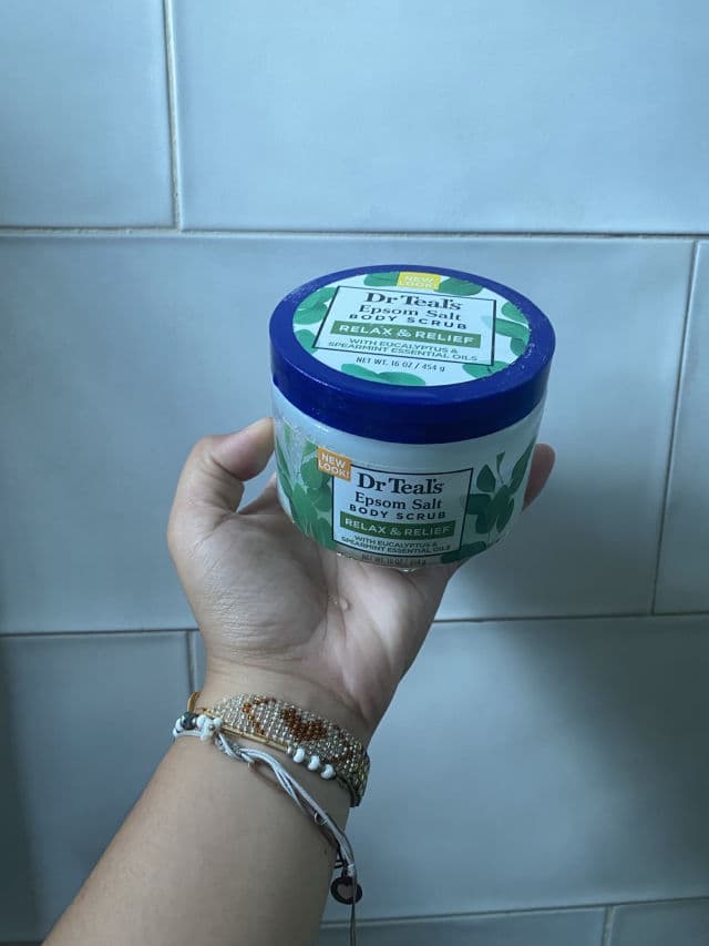 Dr Teal's Shea Sugar Body Scrub with Cannabis Sativa Hemp Seed Oil review photo by jobelyscontac