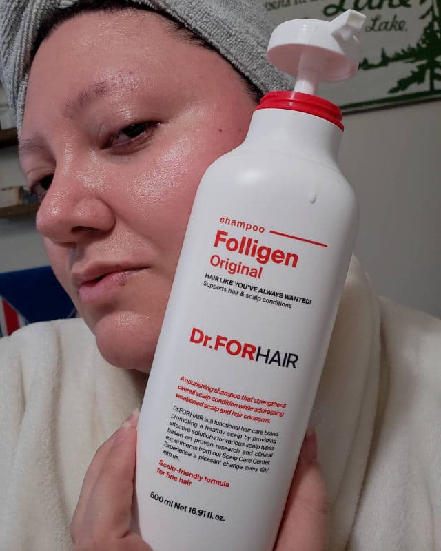 Dr.FORHAIR Folligen Original Shampoo review photo by AlottaxReviews