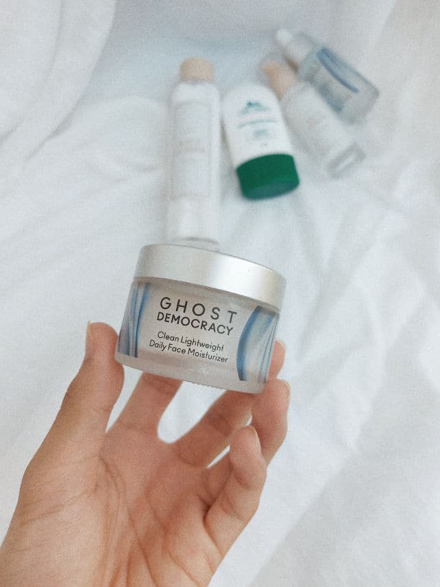 Ghost Democracy Clean Lightweight Daily Face Moisturizer review photo by bareskin.care