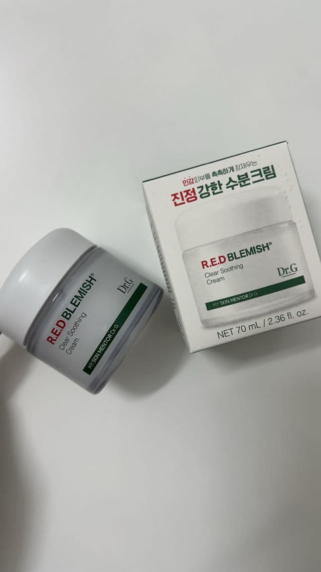 DR.G Red Blemish Clear Soothing Cream review photo by MayaraMagri
