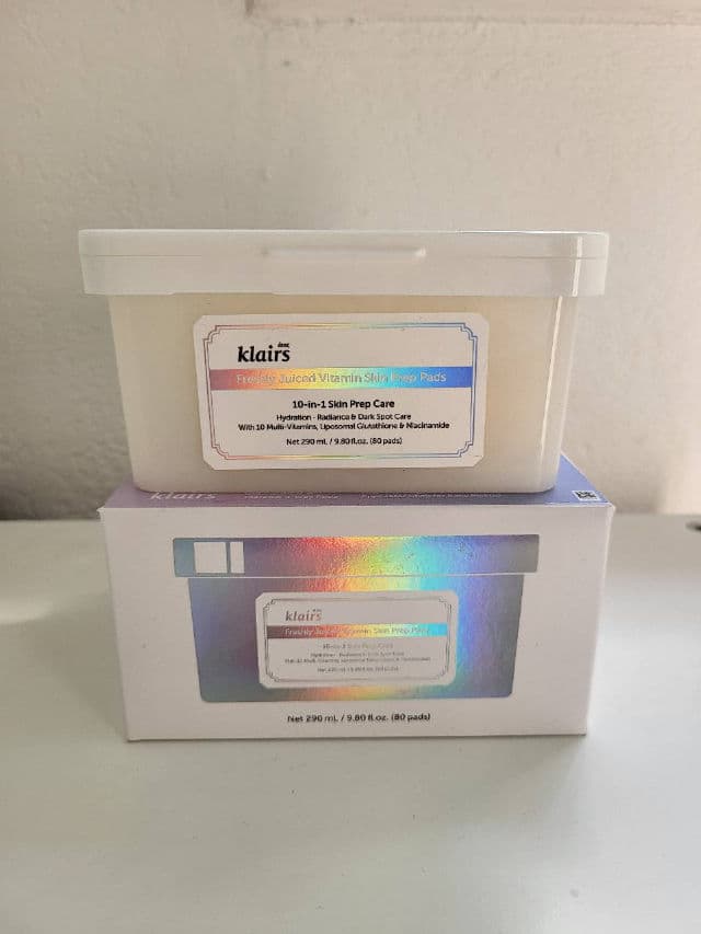 Dear, Klairs Freshly Juiced Vitamin Toner Pads review photo by Tasstas