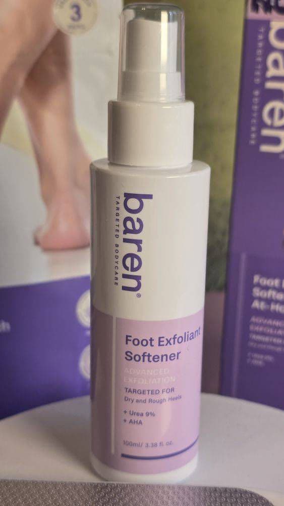 Baren Foot Softener At-home Kit: Foot File & Callus Softener Spray review photo by daliajulius