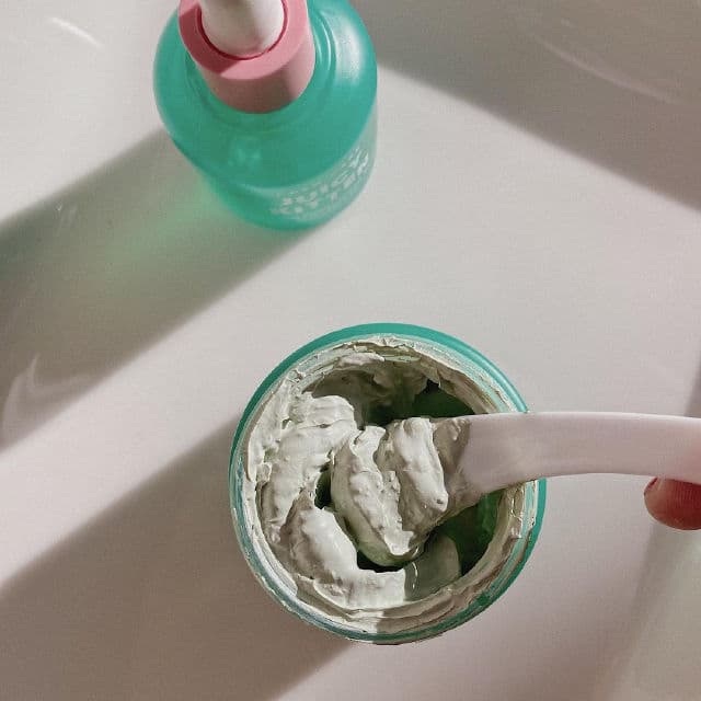 I Dew Care Yoga Kitten Balancing Heartleaf Clay Mask review photo by beautyerudite