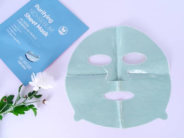 Varuza Purifying No-Sebum Sheet Mask with Green Mud review photo by beautyfriya