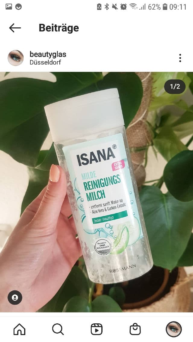 Isana Milde Reinigungsmilch review photo by beautyglas