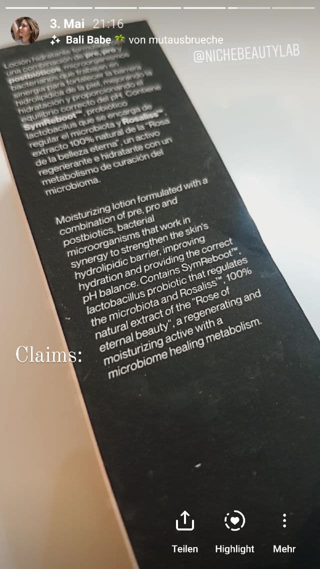 Truelogie Biotics Regulating Facial Lotion review photo by beautyglas