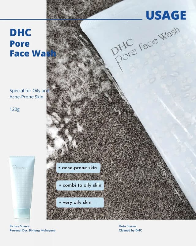 DHC Pore Face Wash review photo by bintangmhyn