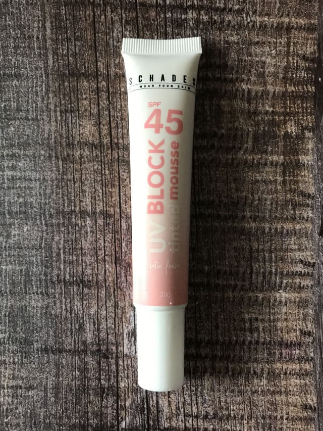 Schades UV Block Tinted Mousse SPF 45 review photo by blingherself