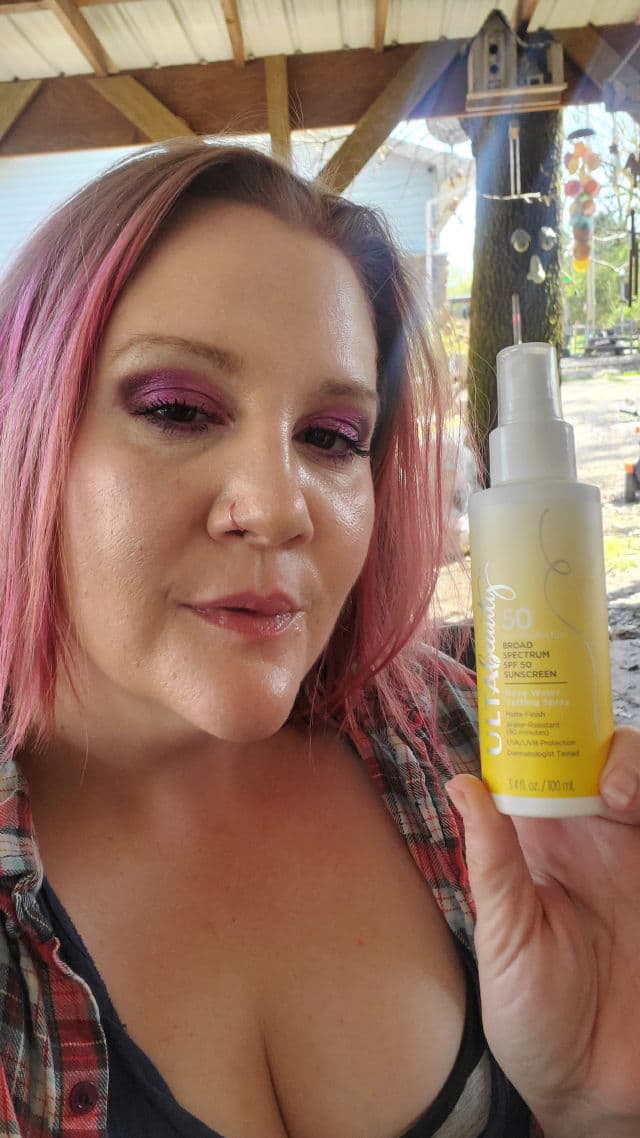 ULTA SPF 50 Sunscreen Rose Water Setting Spray  review photo by beautybonnebeth