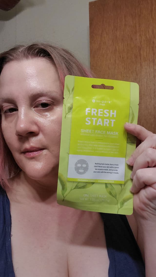 Nu-Pore Fresh Start Sheet Beauty Face Mask review photo by beautybonnebeth
