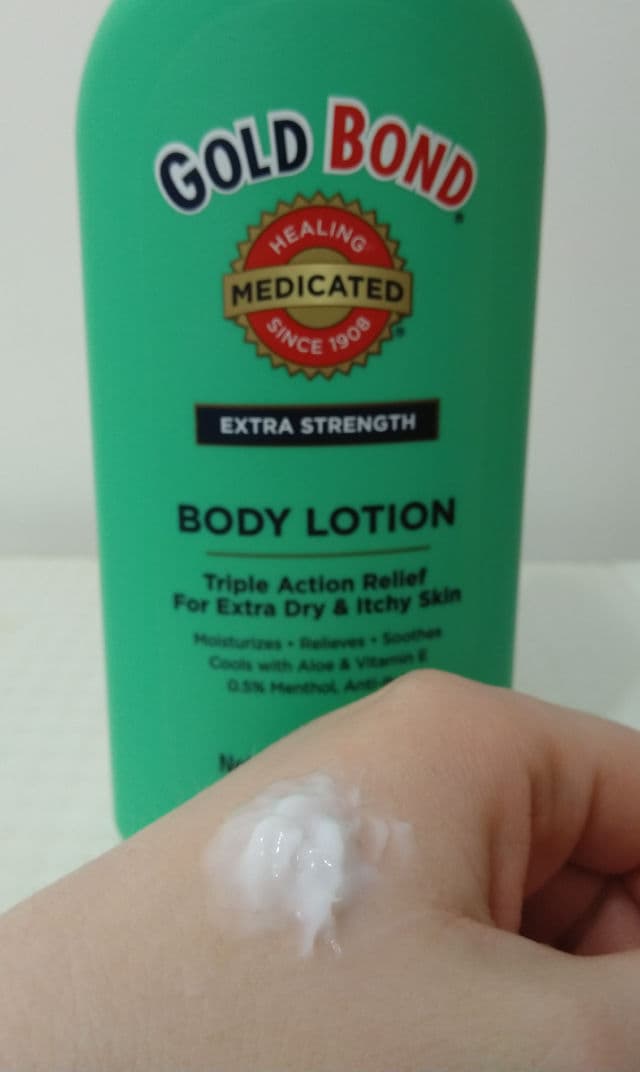 Gold Bond Medicated Extra Strength Body Lotion review photo by bornfreeeee