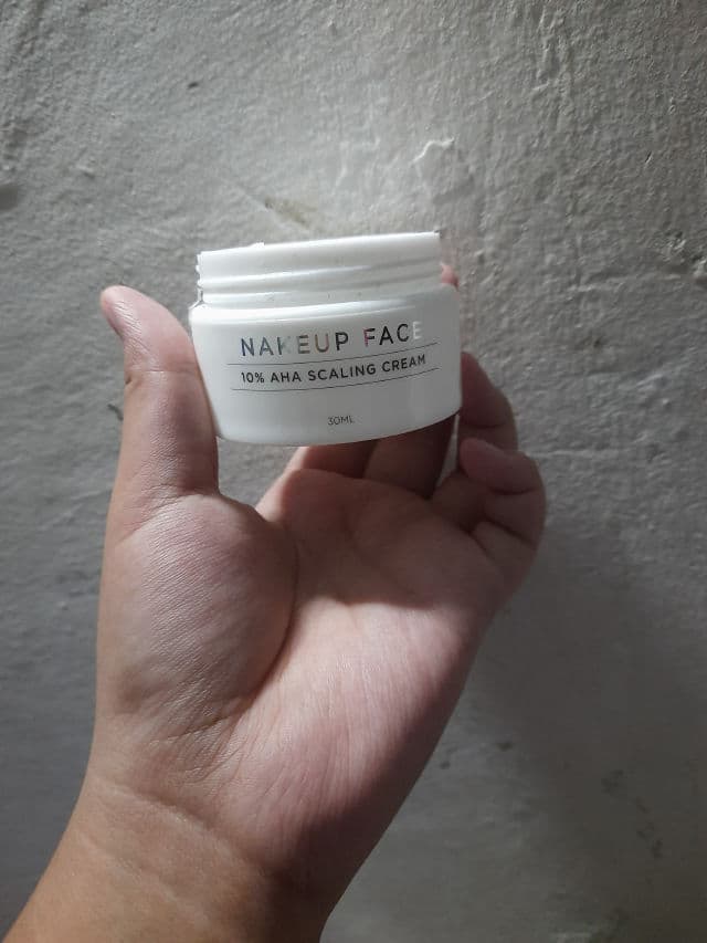 Nakeup Face 10% Glycolic Acid AHA Scaling Cream review photo by britishshorthair