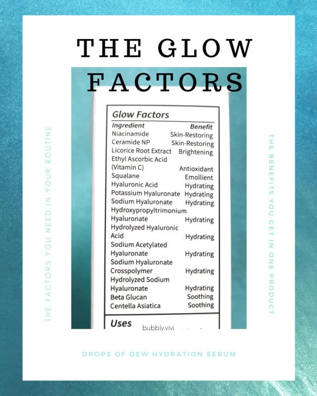 Glow Factor Drops of Dew Hydration Serum review photo by bubblyvivi