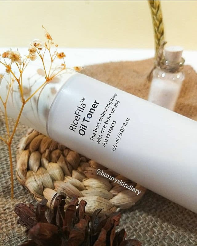 HAYEJIN RiceFila Oil Toner review photo by bunnyskindiary