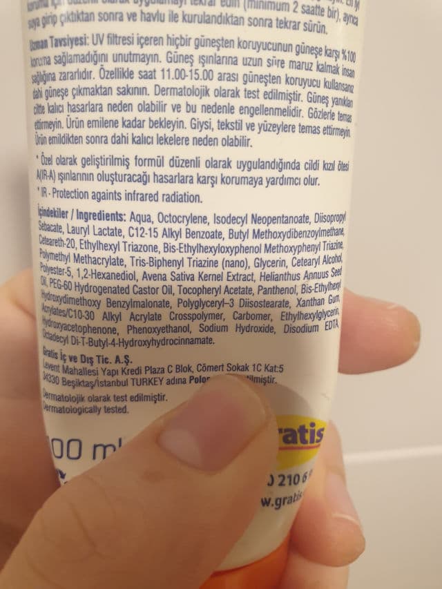 Bee Beauty Hypoallergenic Sun Protection Face Cream SPF 50+ review photo by butterflyskin