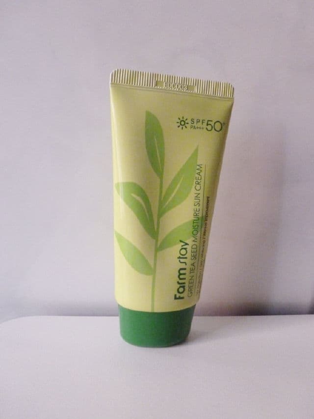 Farmstay Green Tea Seed Moisture Sun Cream SPF50+ PA+++ review photo by byGlitterSC
