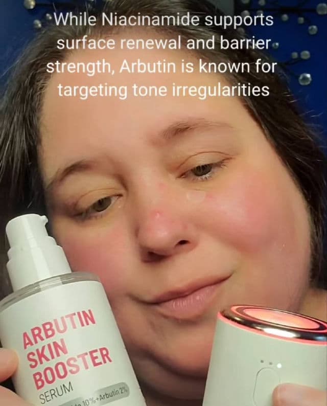 Meditherapy Arbutin Skin Booster Serum + Device review photo by DawnsReviews