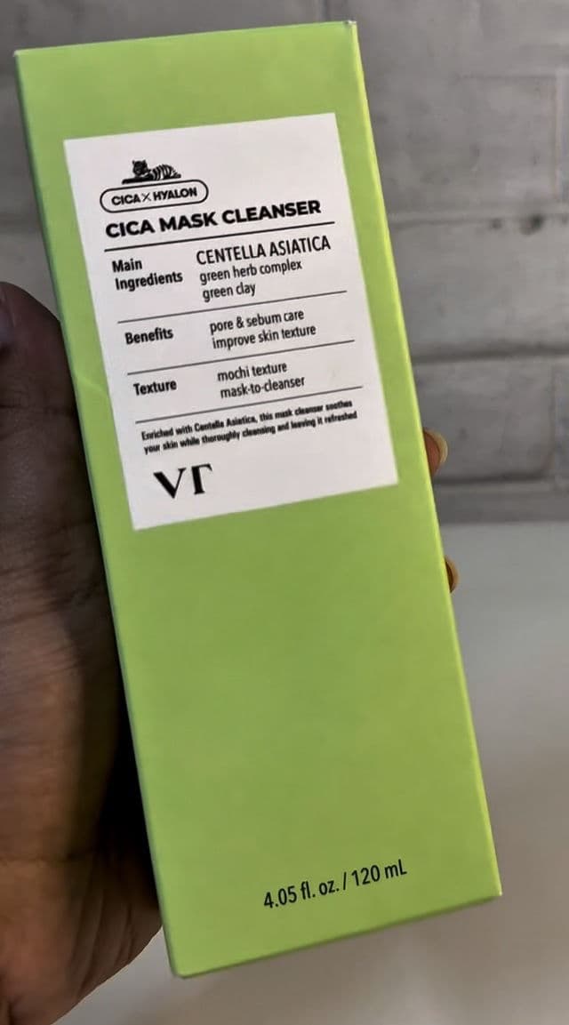 VT COSMETICS Cica Mask Cleanser review photo by iantrysoutskinugc