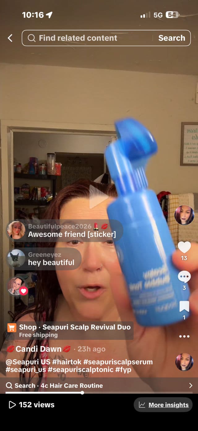 Seapuri Scalpy Bubble Tonic review photo by CandiDawn