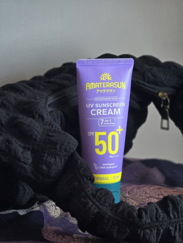AMATERASUN UV Sunscreen Cream SPF 50+ PA++++ review photo by Ceciqueen