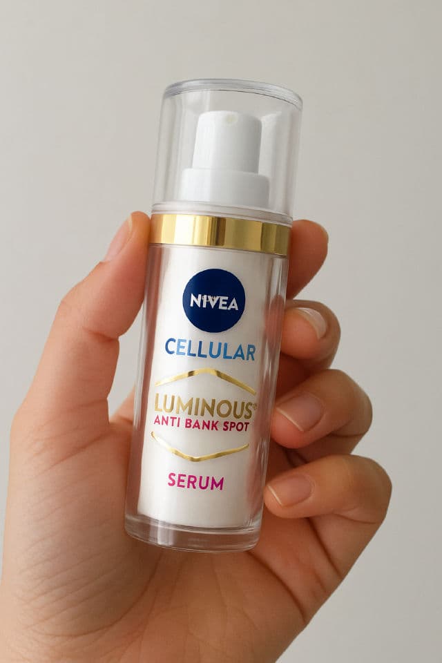 Nivea Cellular Luminous 630 Anti Dark Spot Gold Serum review photo by Stepha96