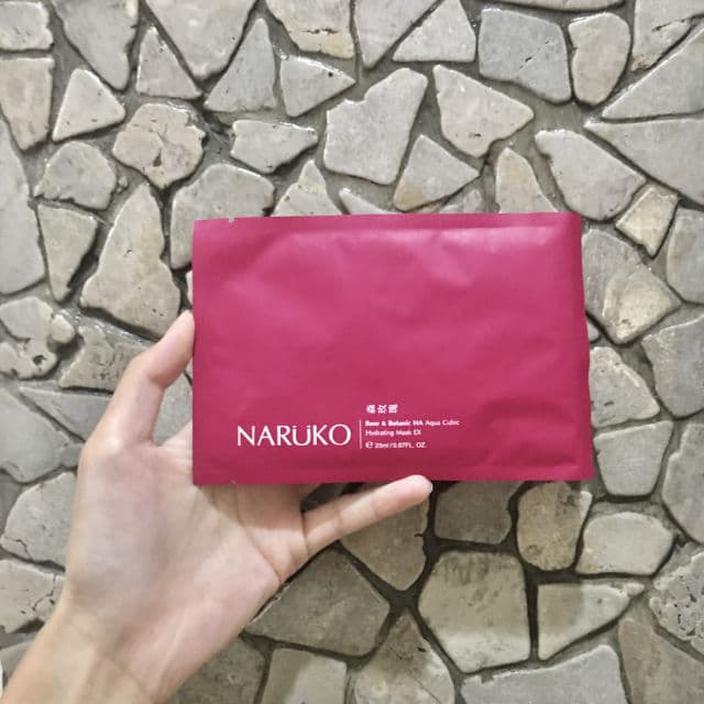 Naruko Rose & Botanic HA Aqua Cubic Hydrating Mask review photo by caecilialaras