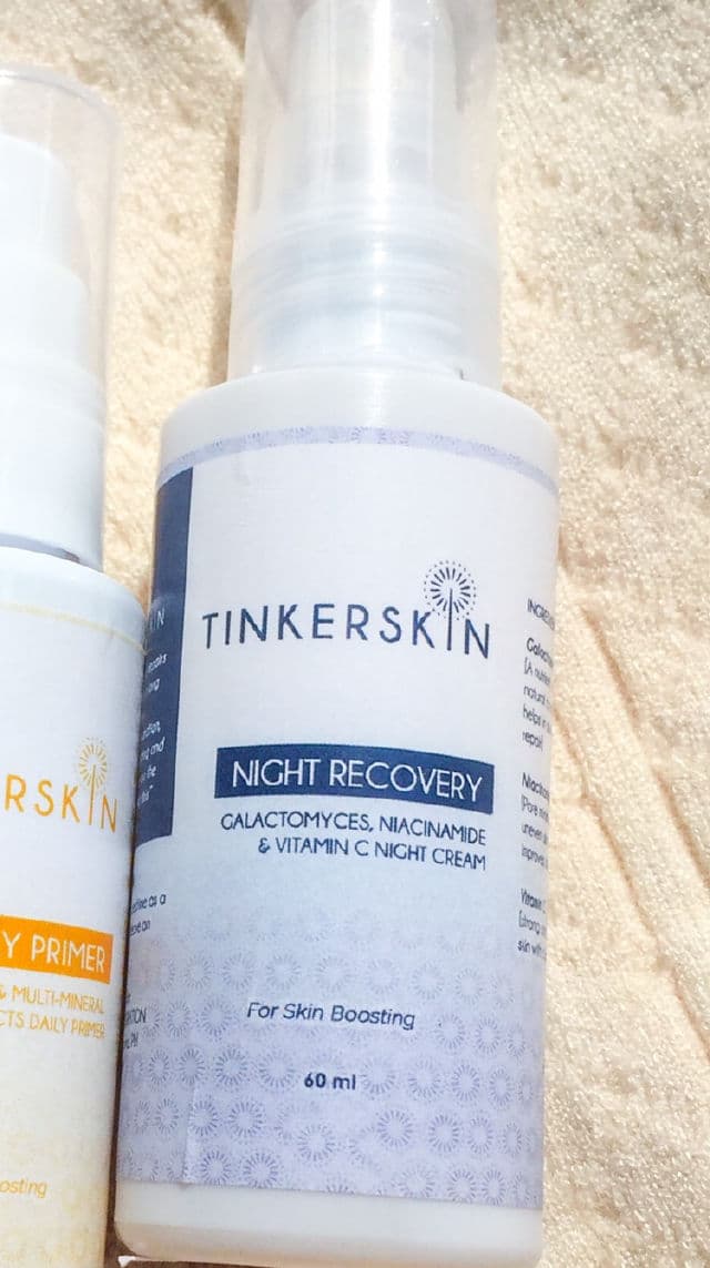 Tinkerskin Galactomyces + Niacinamide + Vitamin C Night Recovery Cream review photo by eslavaelle