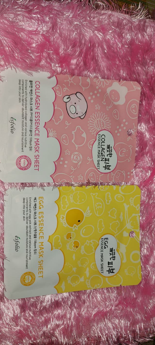ESFOLIO Pure Skin Collagen Essence Mask Sheet review photo by caerusnana