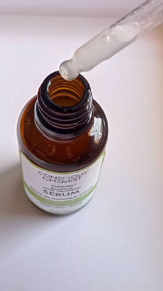 Conscious Chemist Flashfix 2% Salicylic Acid Acne Treatment Serum review photo by callistataylor